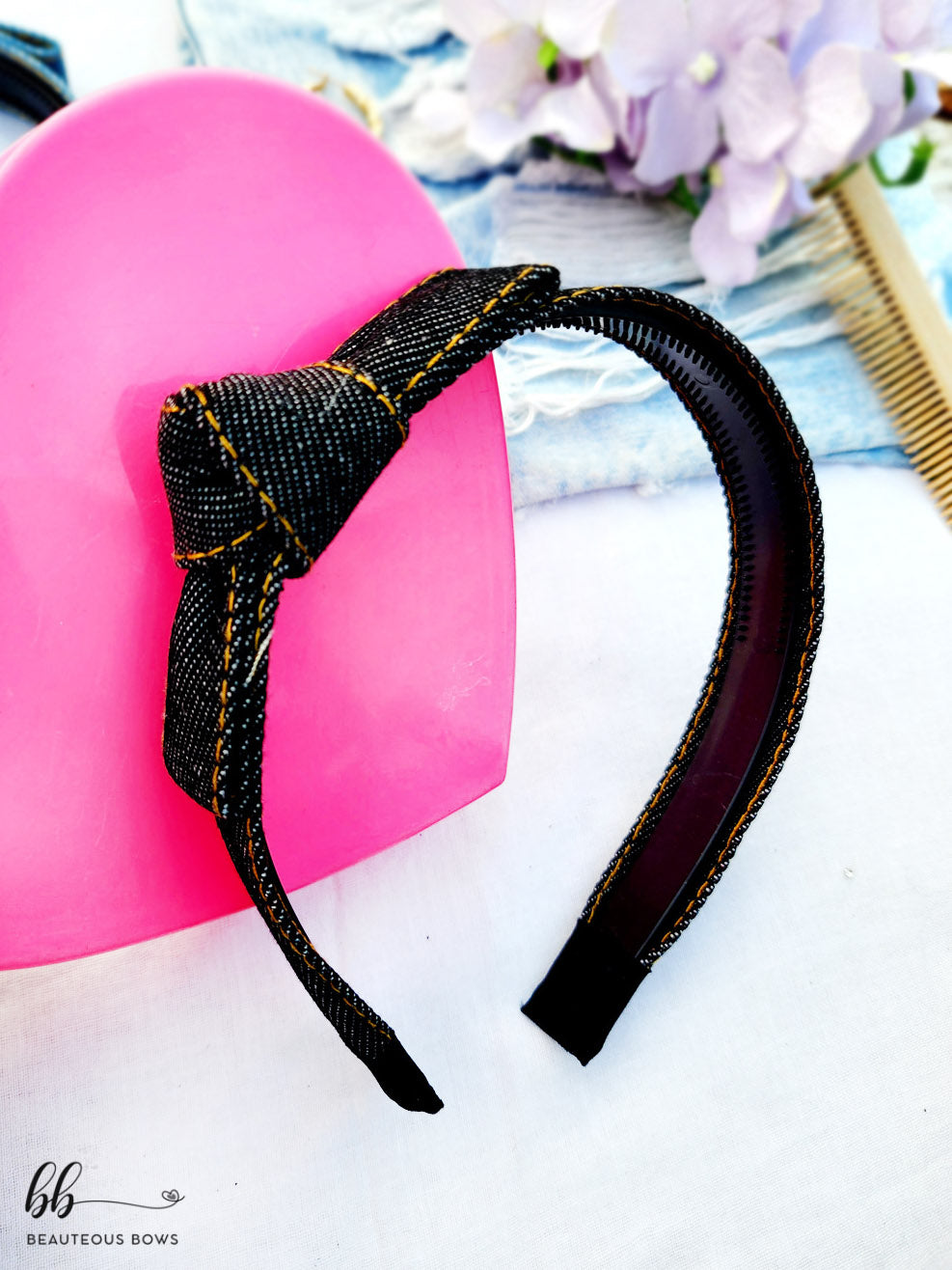 Denim Knot Hairband