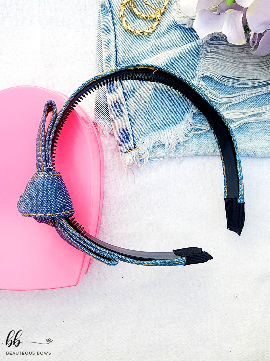 Denim Knot Hairband