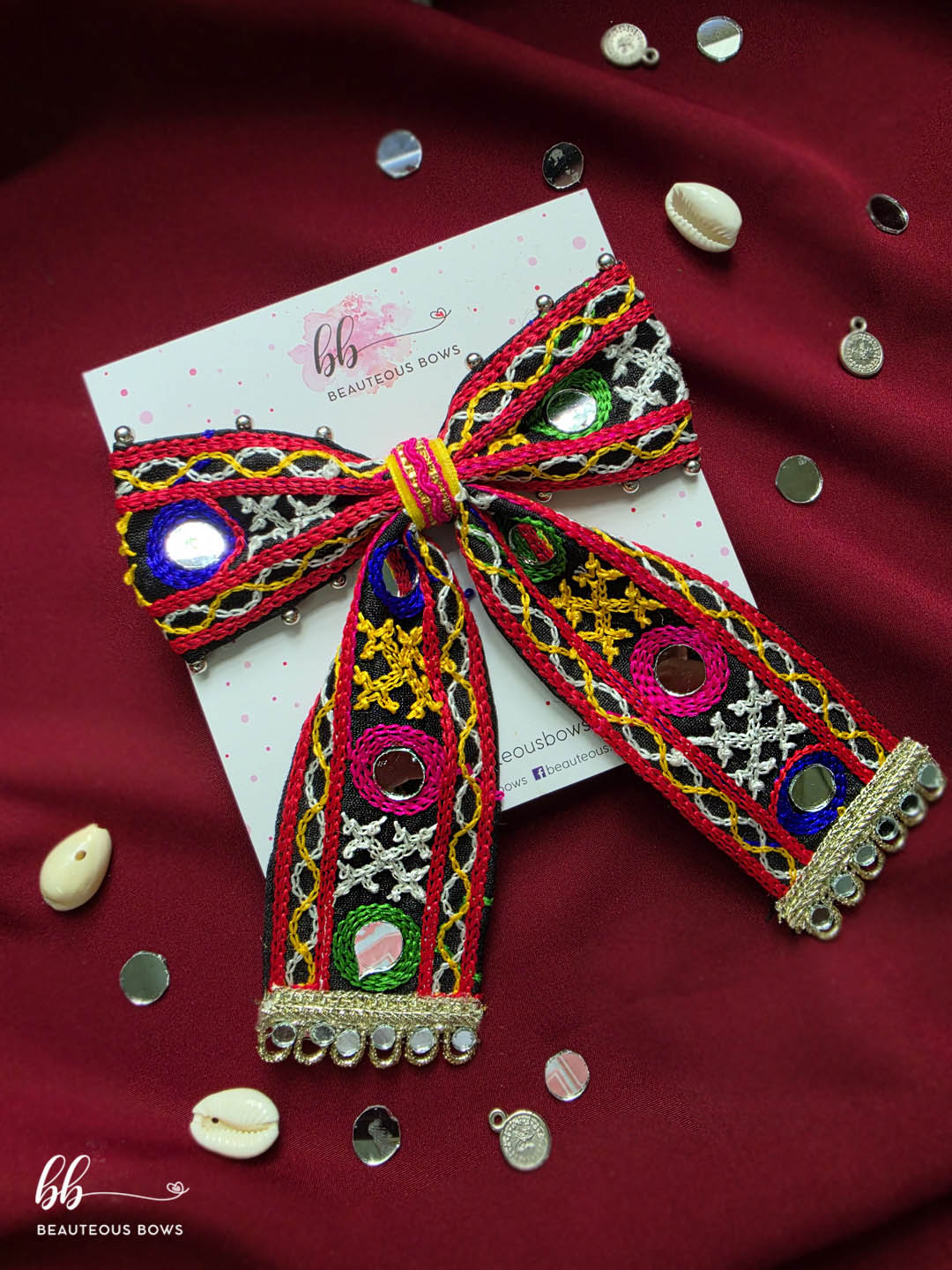 Dholida Navratri Hair Bow