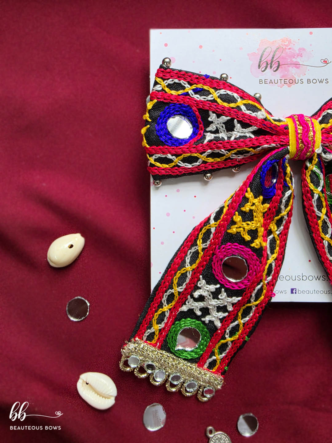 Dholida Mom & Daughter Navratri Bow Set
