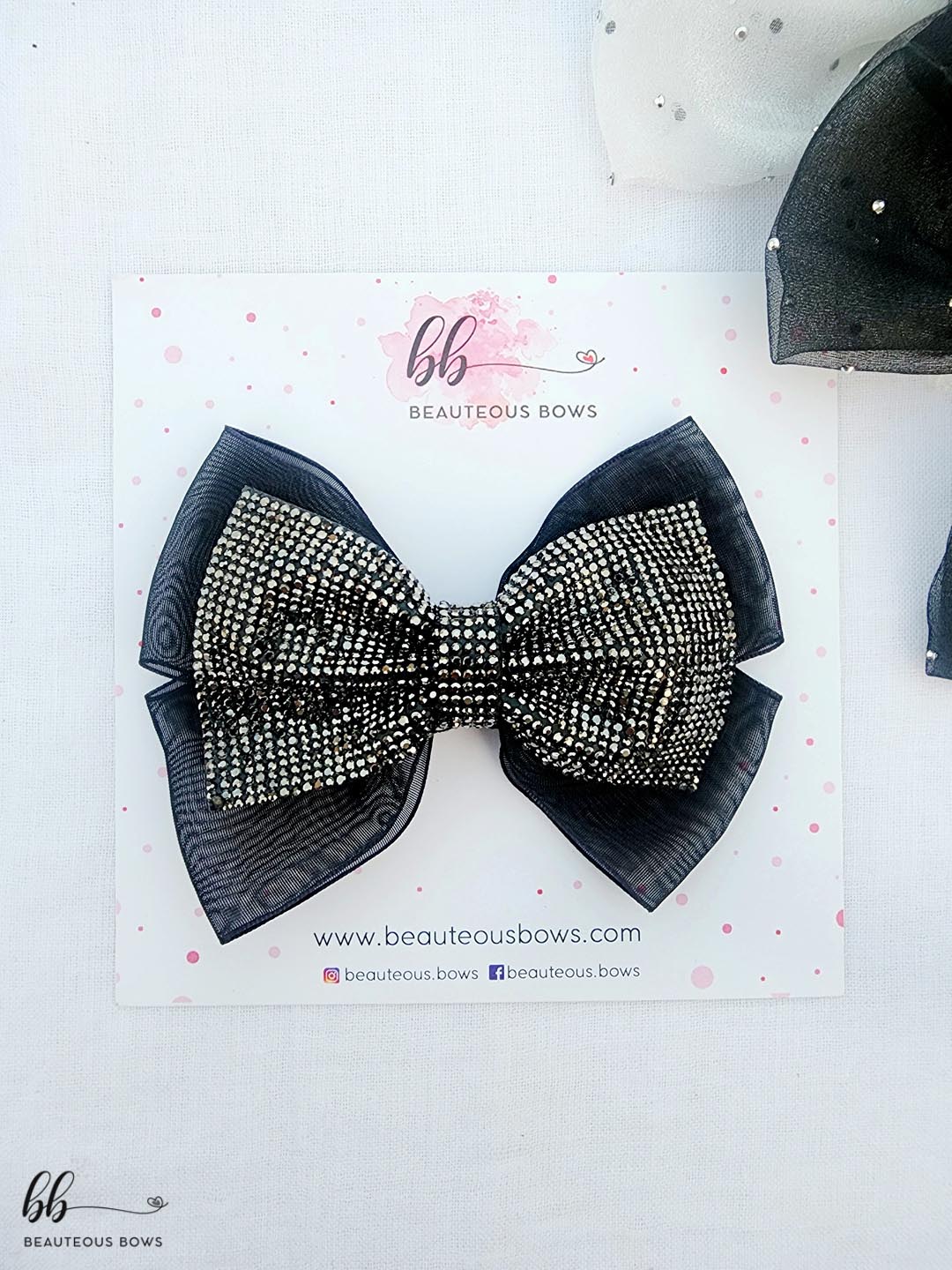 Diamond Dust Hair Bow