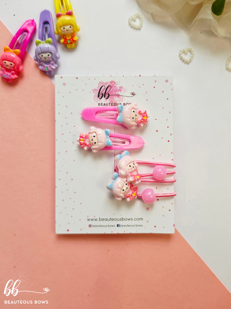 Doll Hair Tie & Tic Tac Set