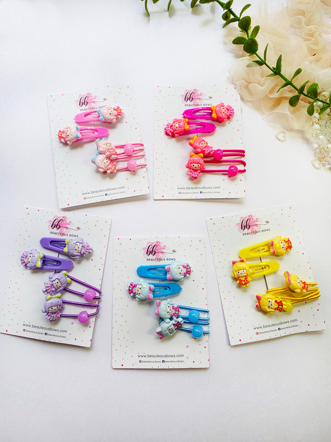 Doll Hair Tie & Tic Tac Set