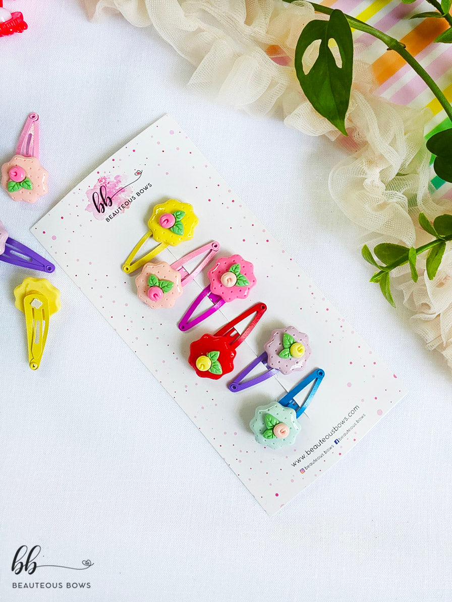English Flower Charm Tic Tac Set
