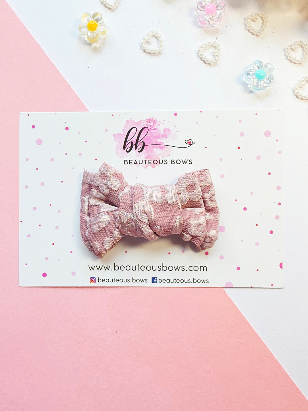 Floral Chubby Bow