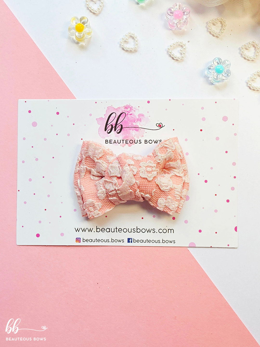 Floral Chubby Bow