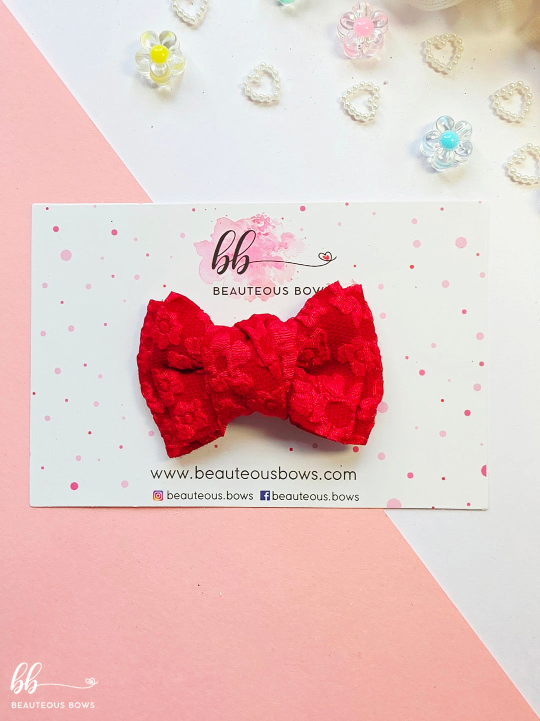 Floral Chubby Bow