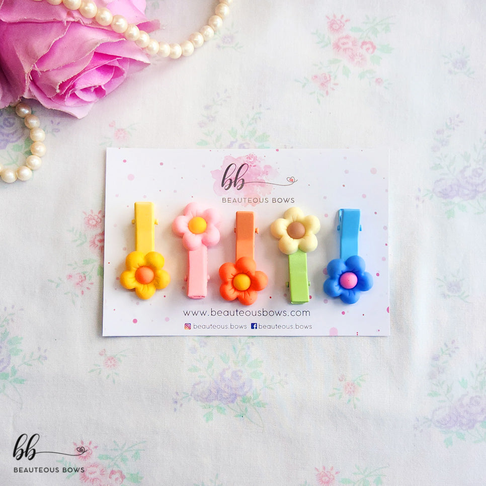 Flower Clip Set of 5