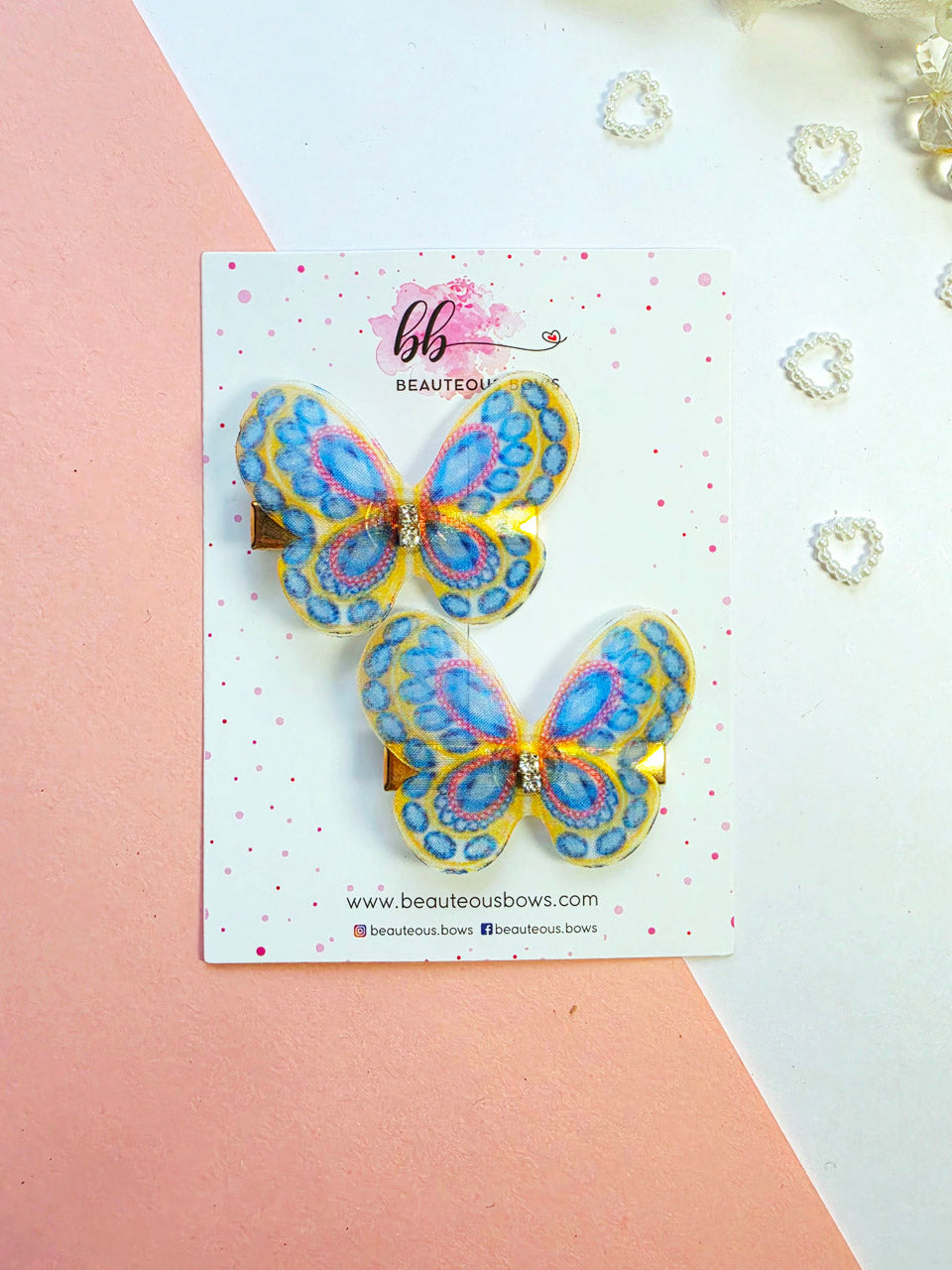 Fluttering Butterfly Clips