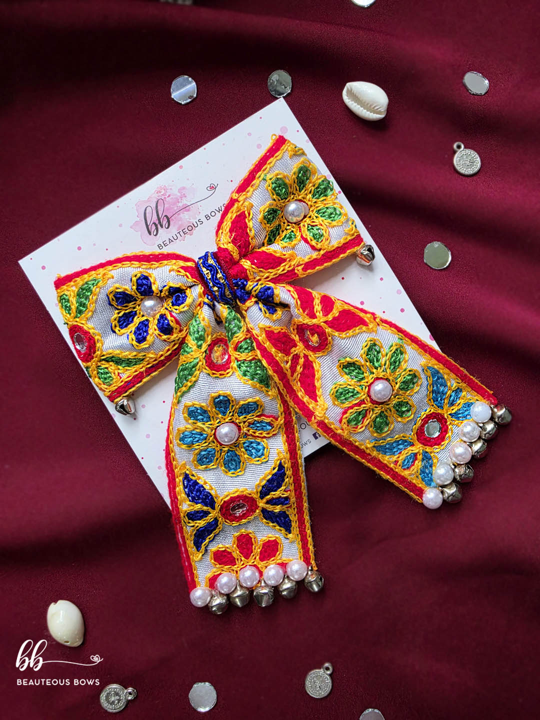 Garba Mom & Daughter Navratri Bow Set