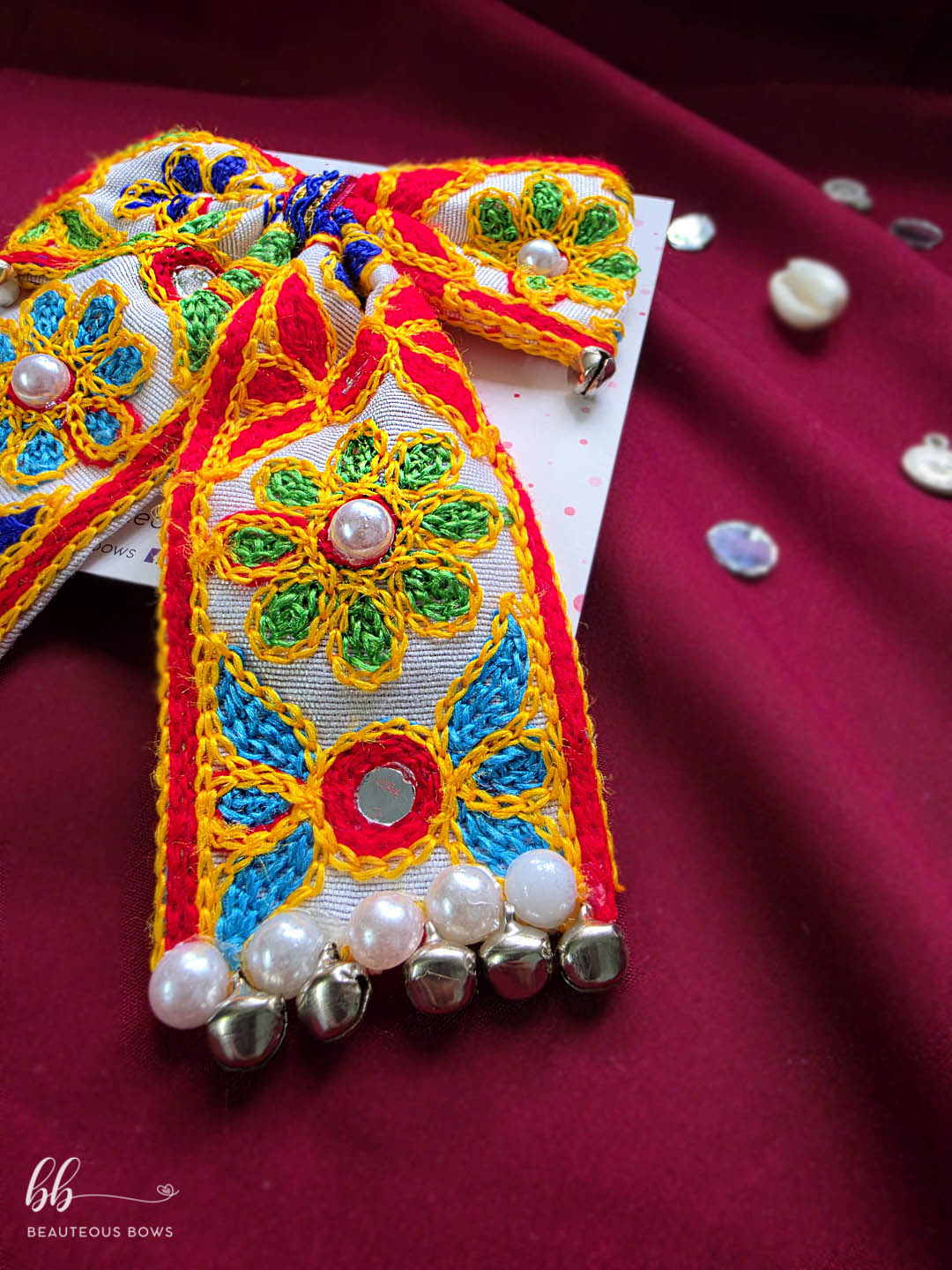 Garba Navratri Festive Bow