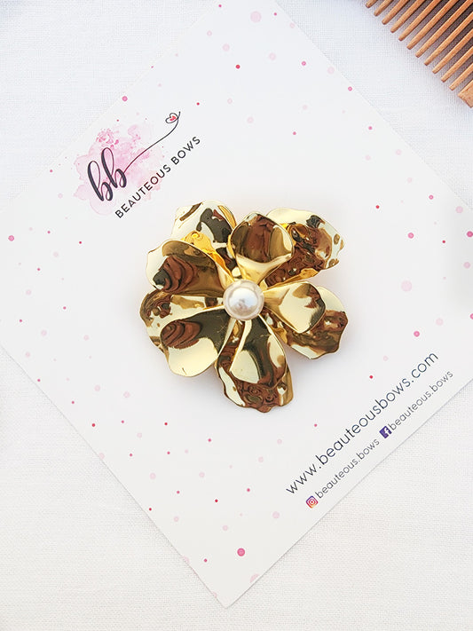 Gilded Bloom Clip