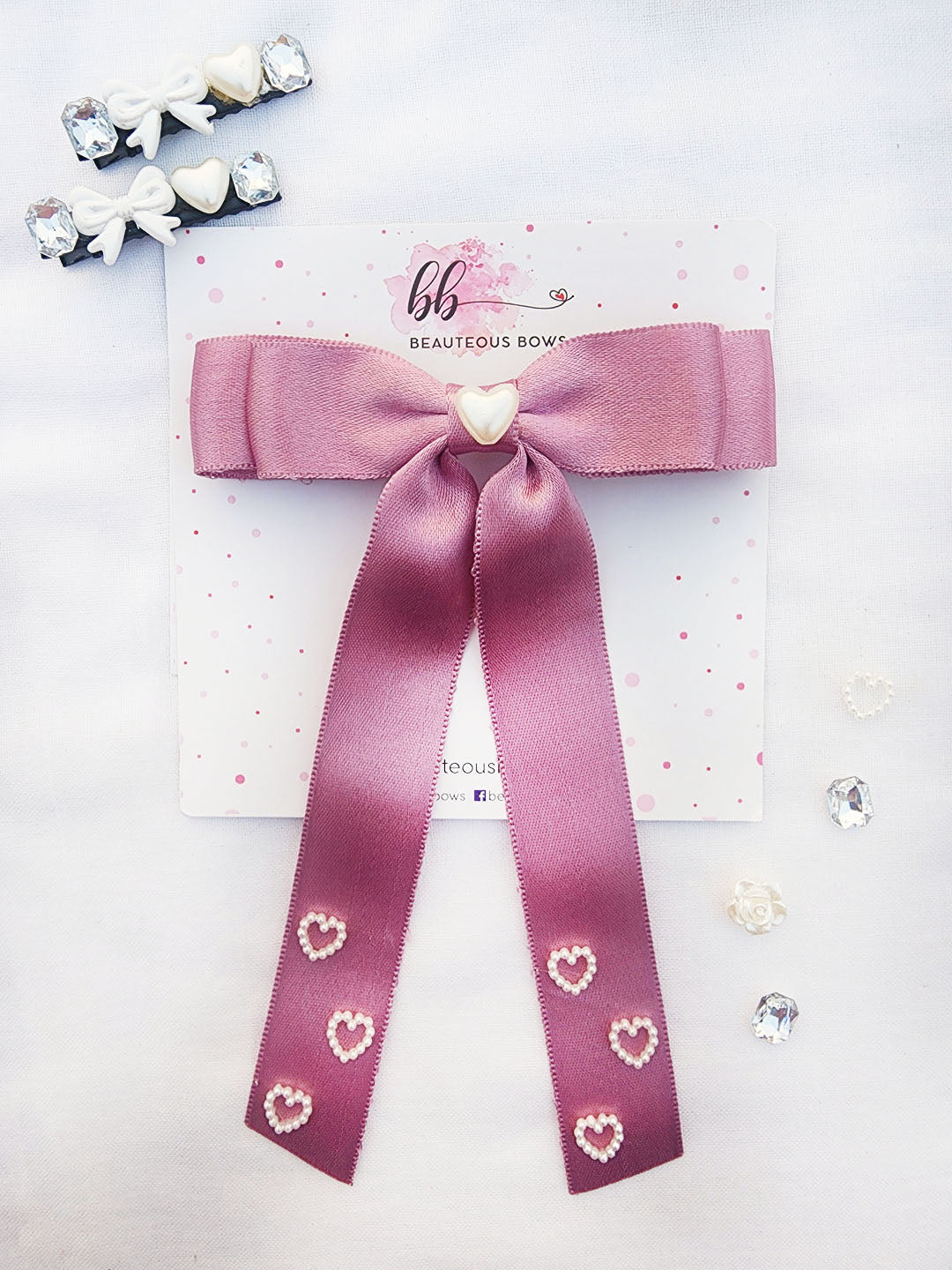 Grace Satin Tail Bow