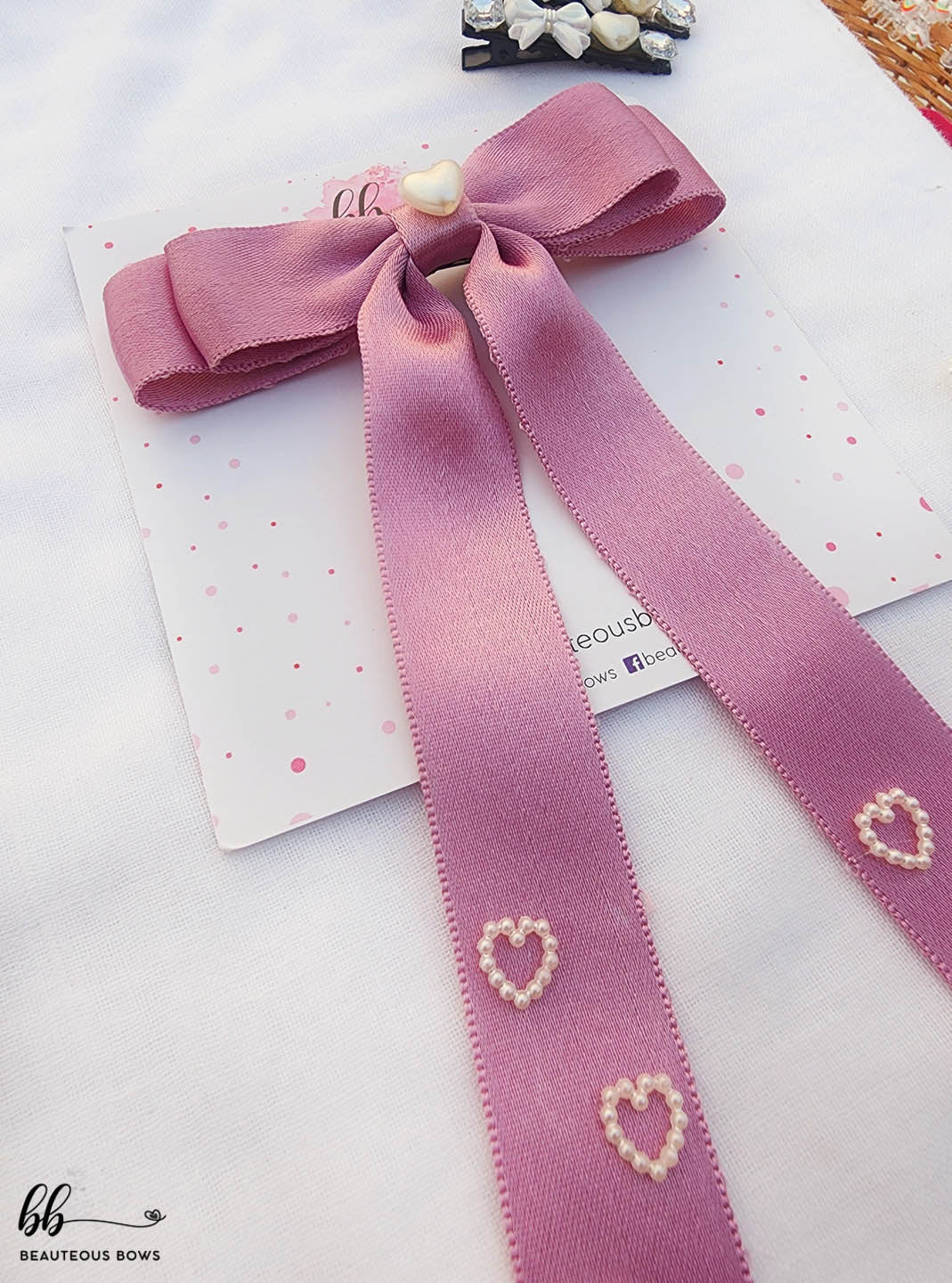 Grace Satin Tail Bow