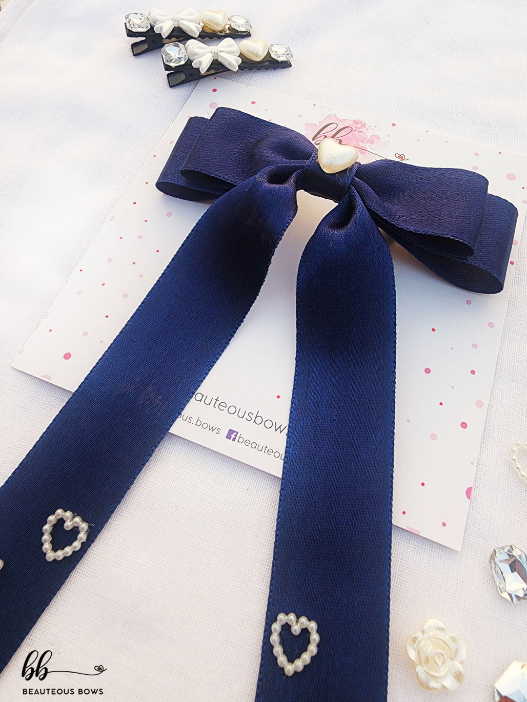 Grace Satin Tail Bow