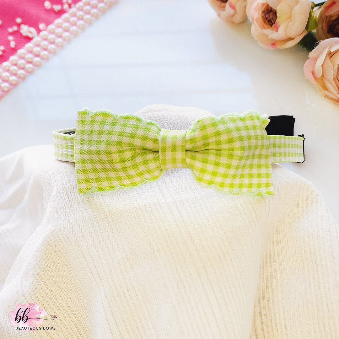 Checks Bow Hairband