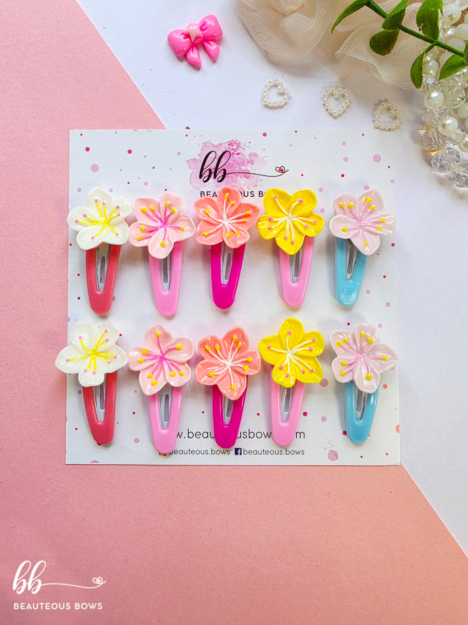 Cute Hibiscus Tic Tac Set of 10