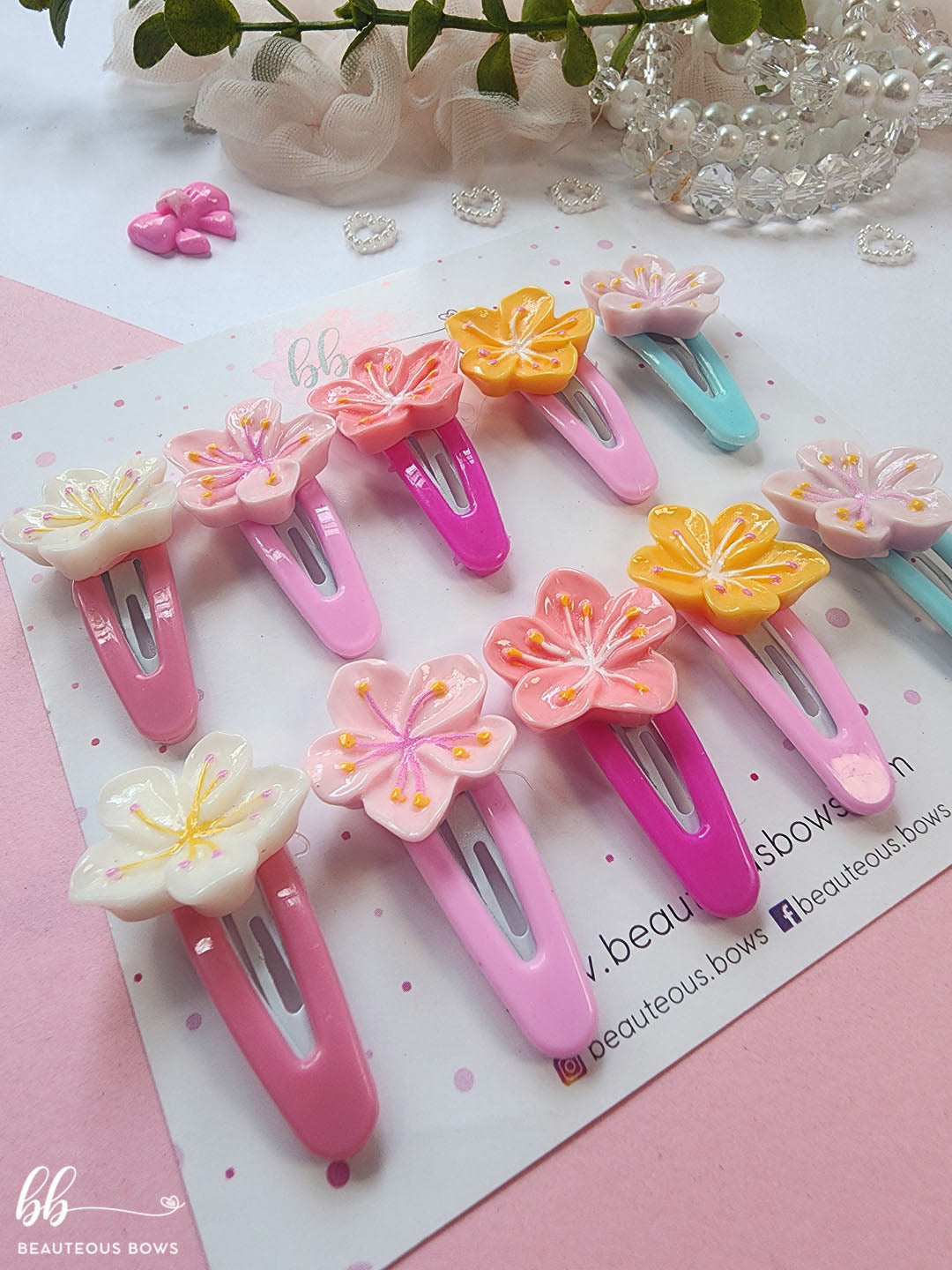 Cute Hibiscus Tic Tac Set of 10
