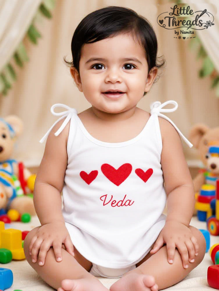 Love Cotton Jhabla with Custom Name
