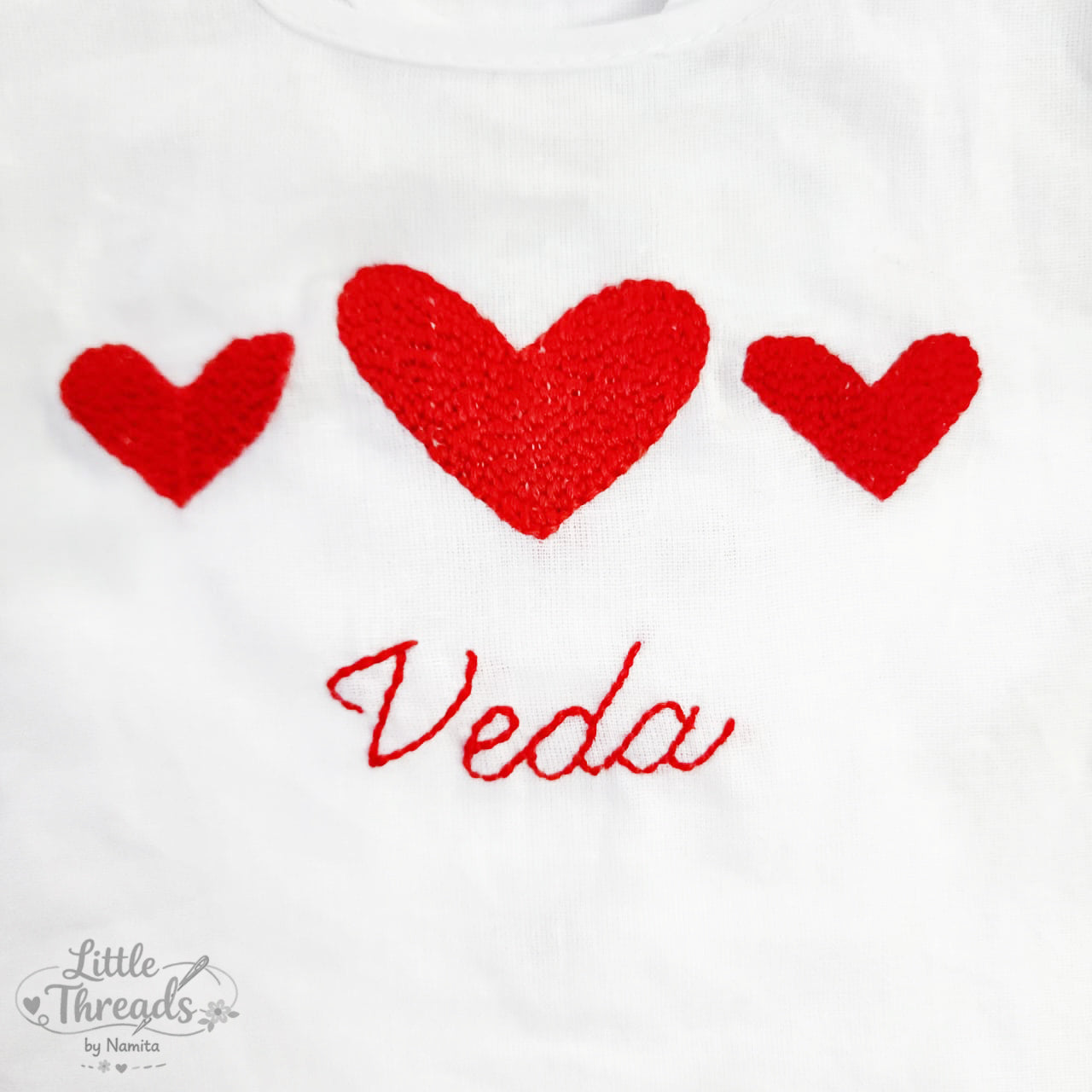 Love Cotton Jhabla with Custom Name