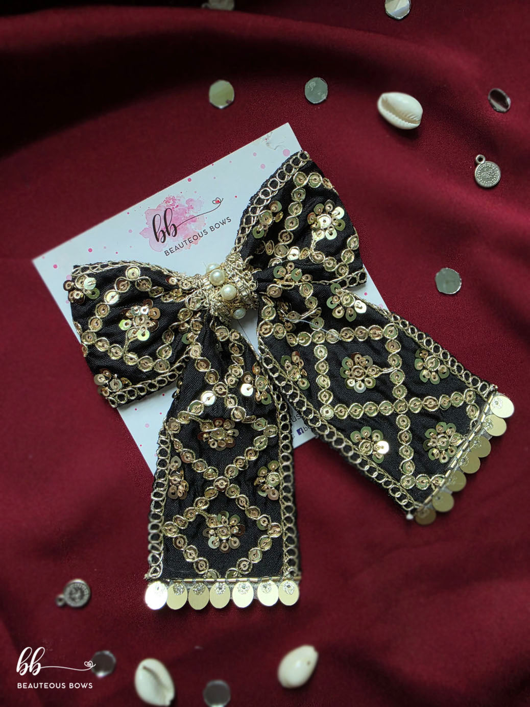 Midnight Garba Navratri Festive Bow