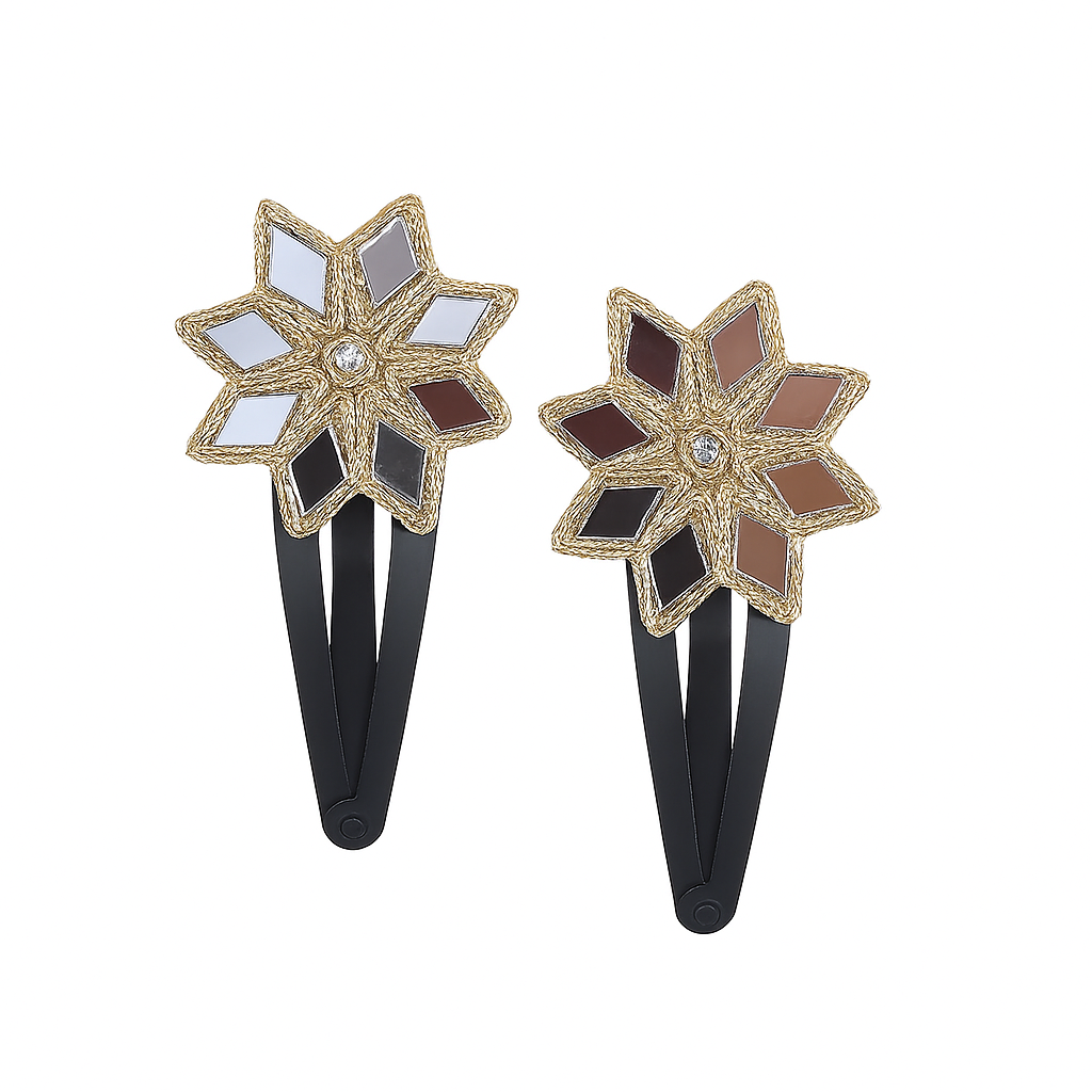 Mirror Work Star Tic Tac Clip Set