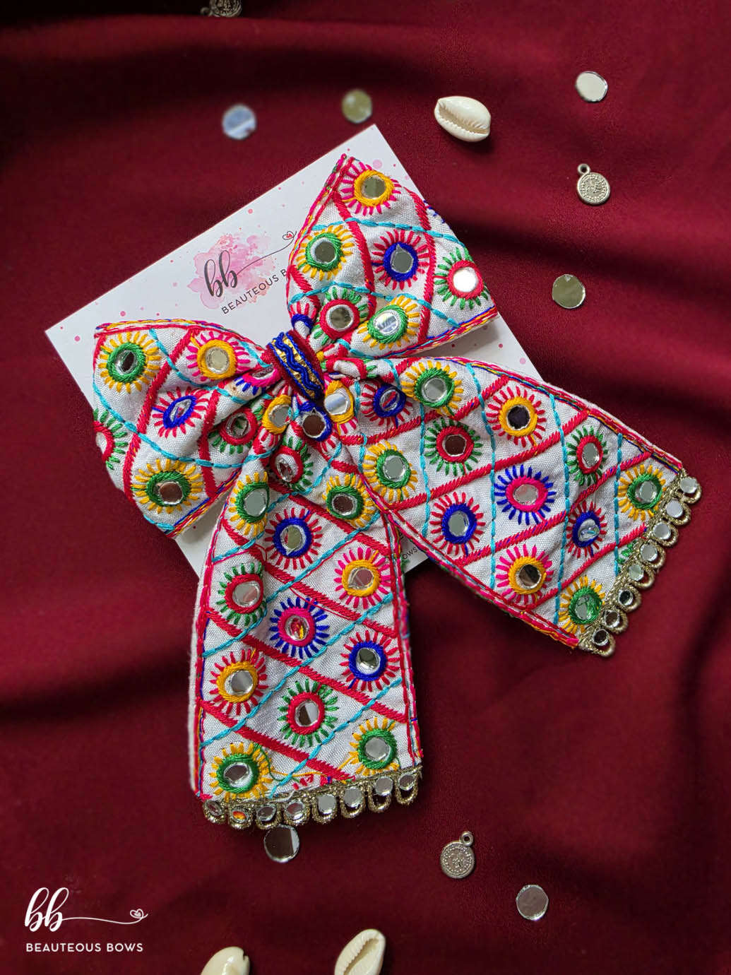 Noor Rang Mom & Daughter Navratri Bow Set