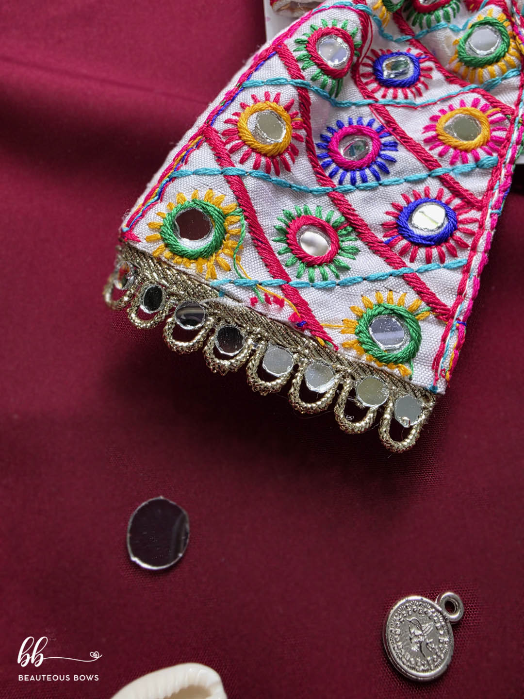 Noor Rang Navratri Festive Bow