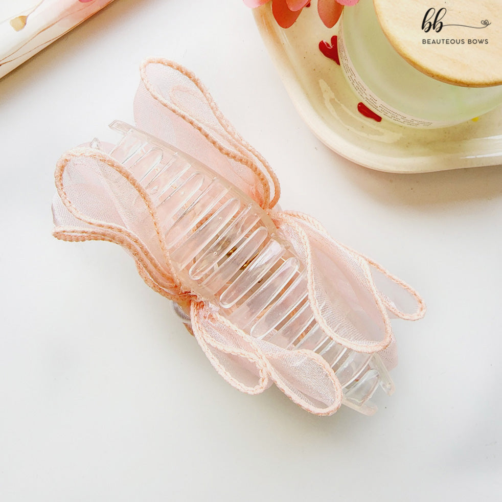 Delicate Bow Claw Clip