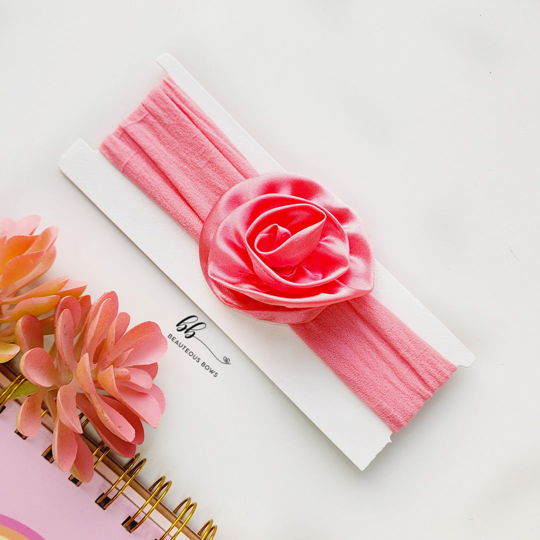 Rosey Satin Headwrap