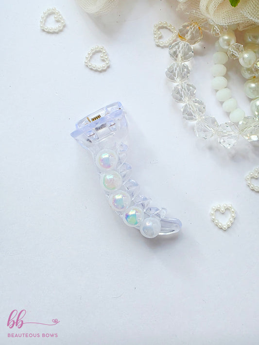 Pearl Banana Claw Clip