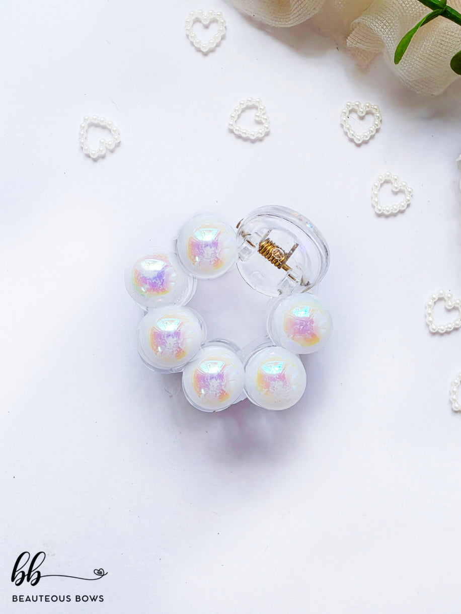 Round Pearl Claw Clip