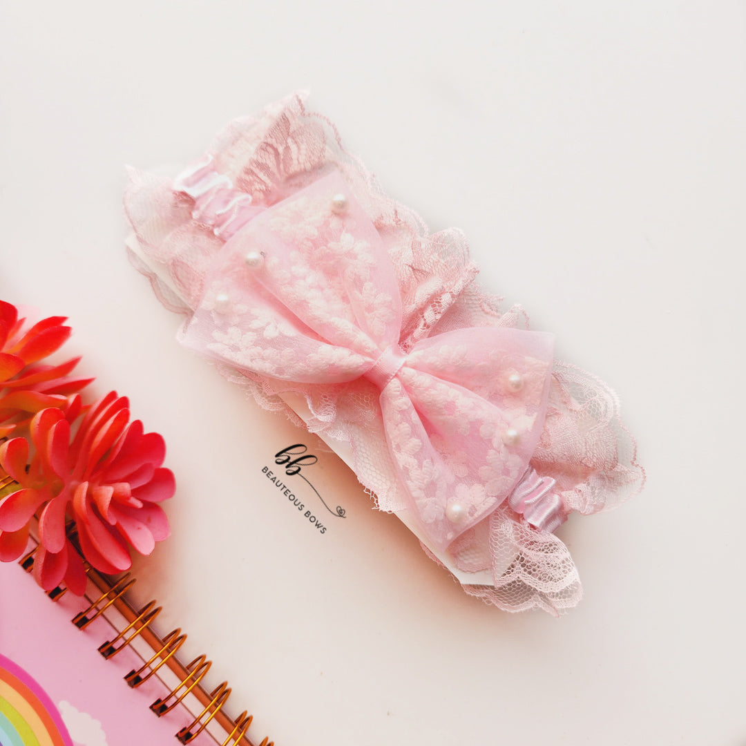Frilly Bow Headwrap