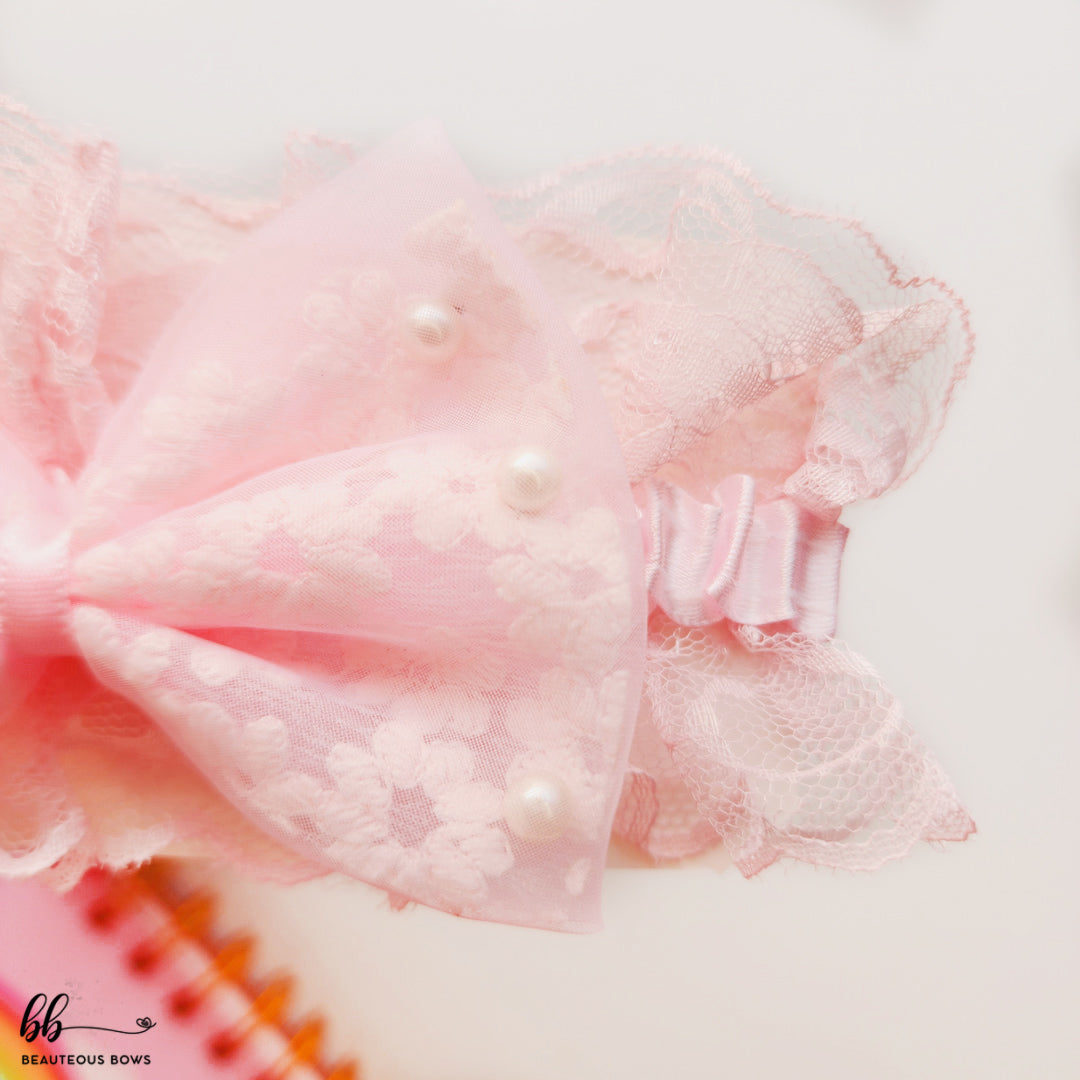 Frilly Bow Headwrap