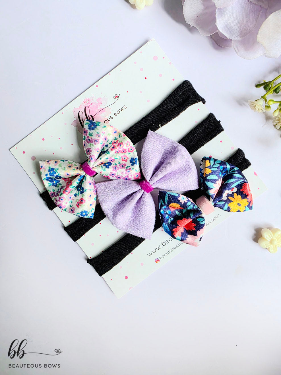 Purple Headband Set