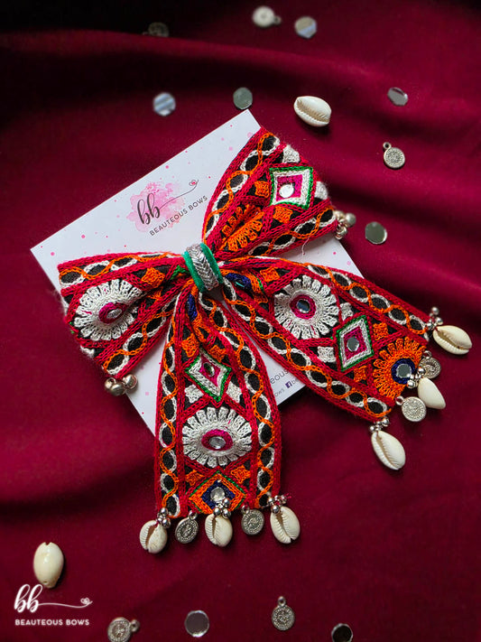 Raas Rangat Navratri Festive Hair Bow