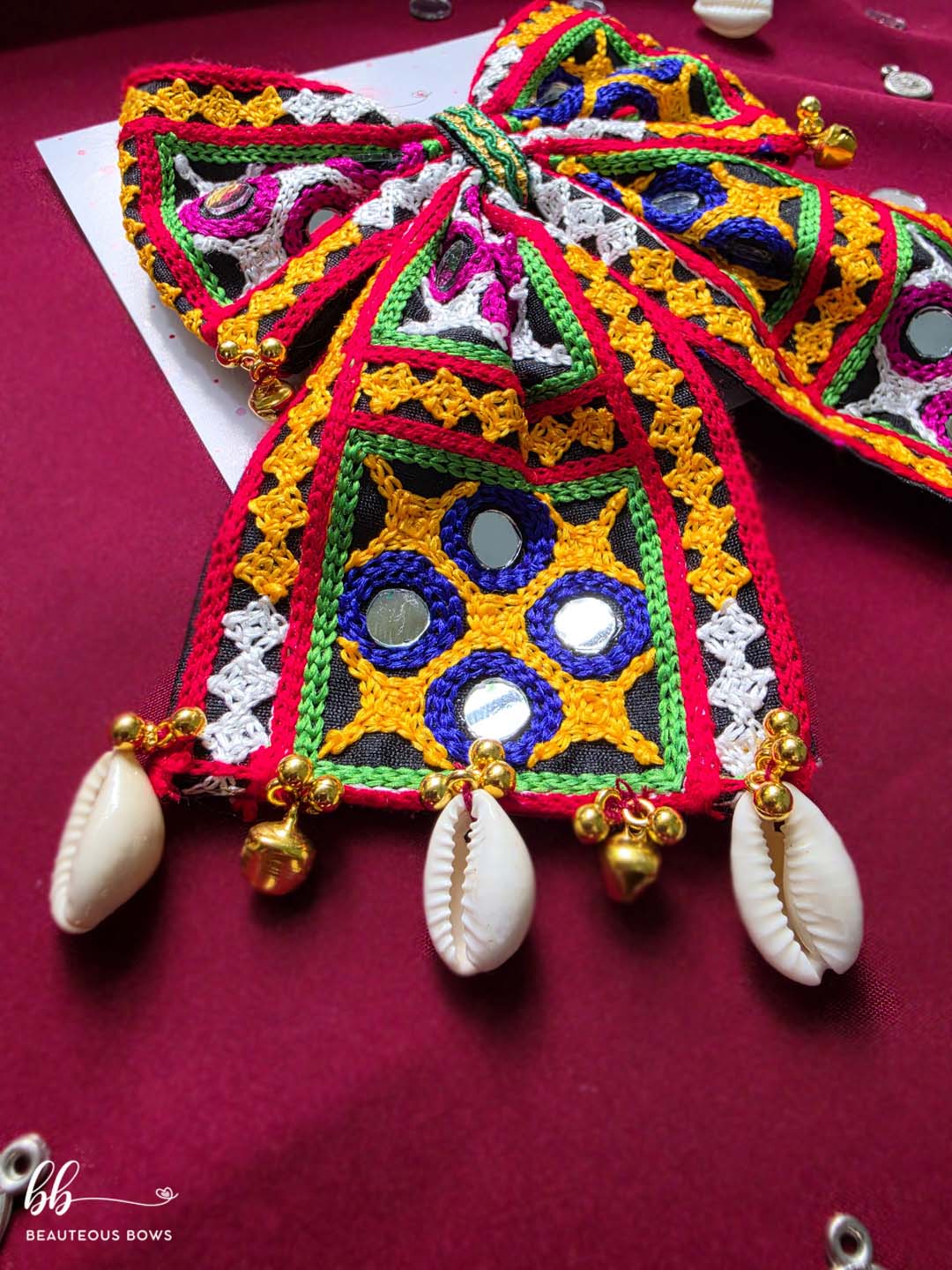 Raas Rangilo 2.0 Navratri Festive Hair Bow