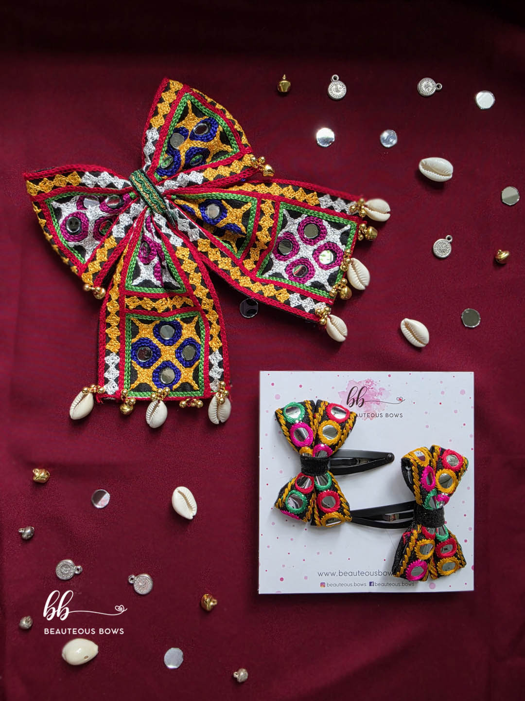 Raas Rangilo 2.0 Mom & Daughter Navratri Bow Set