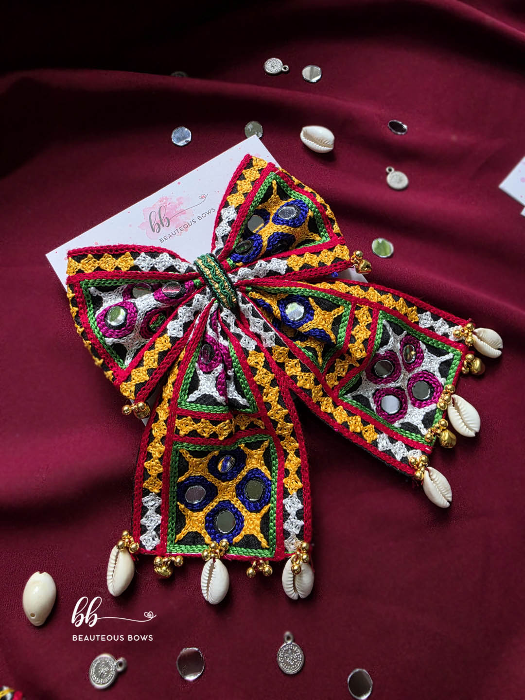 Raas Rangilo 2.0 Navratri Festive Hair Bow