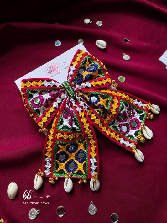 Raas Rangilo 2.0 Navratri Festive Hair Bow