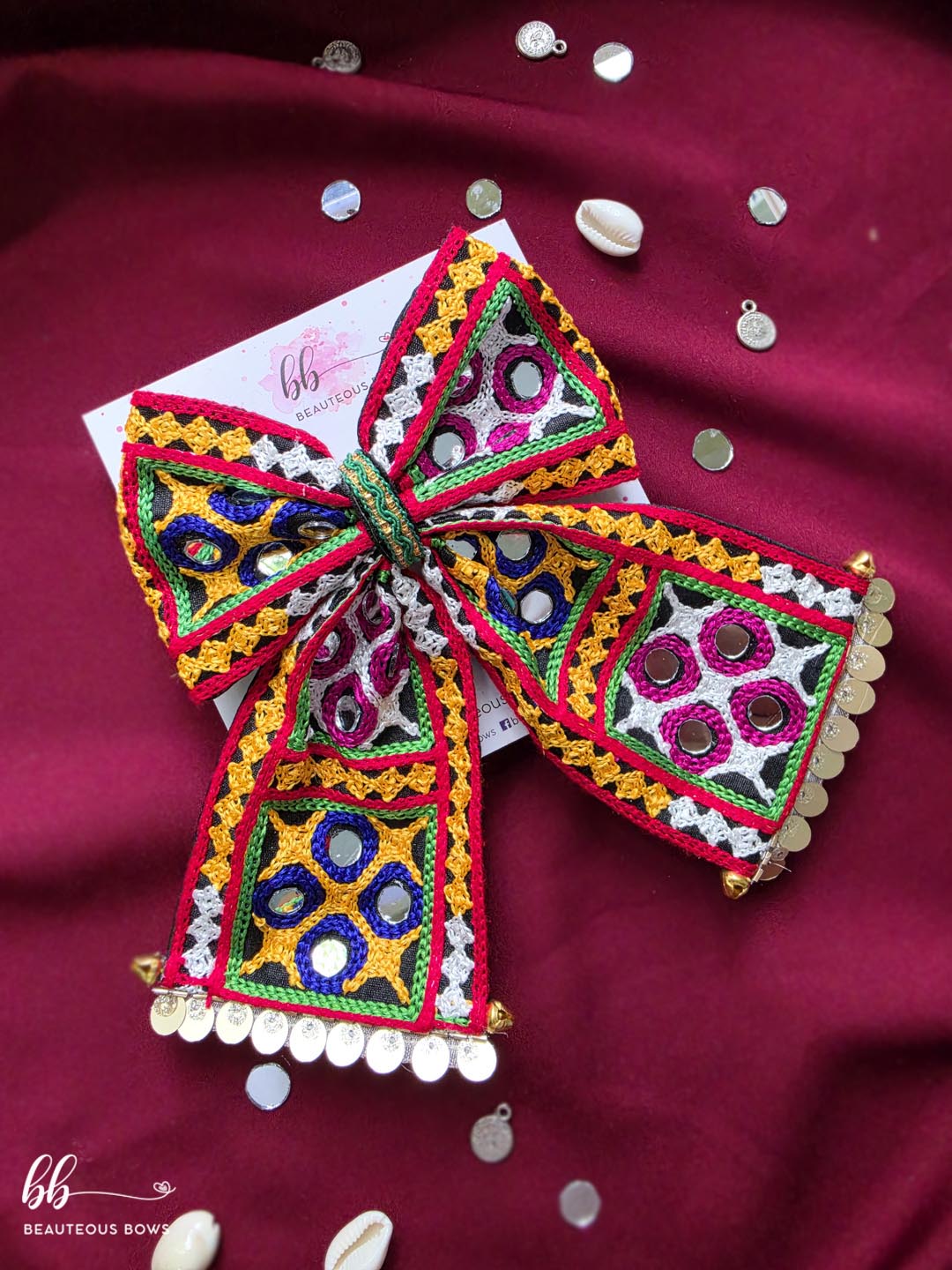 Raas Rangilo Mom & Daughter Navratri Bow Set