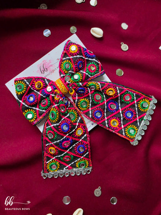 Ratri Rang Navratri Festive Bow