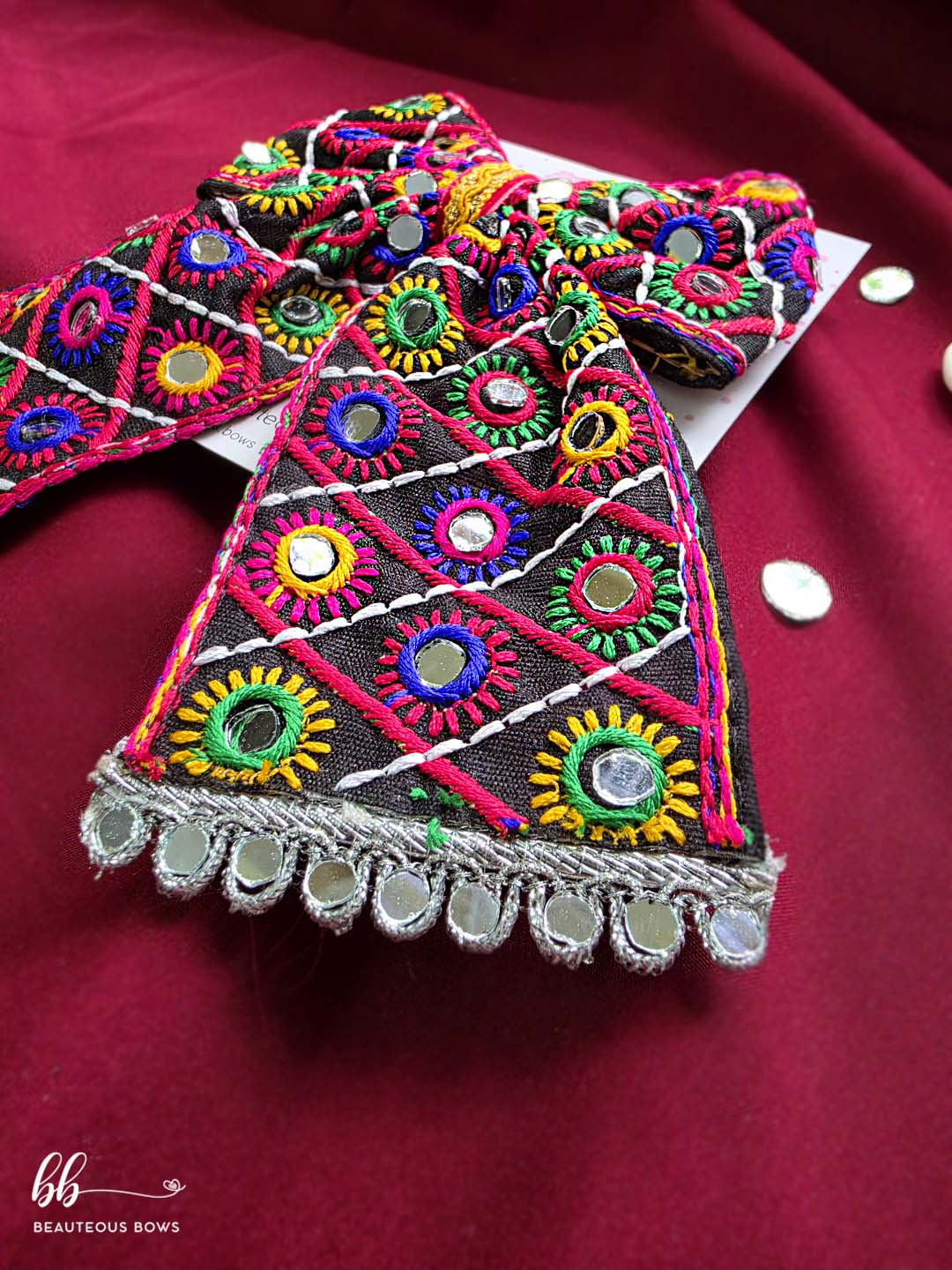 Ratri Rang Navratri Festive Bow