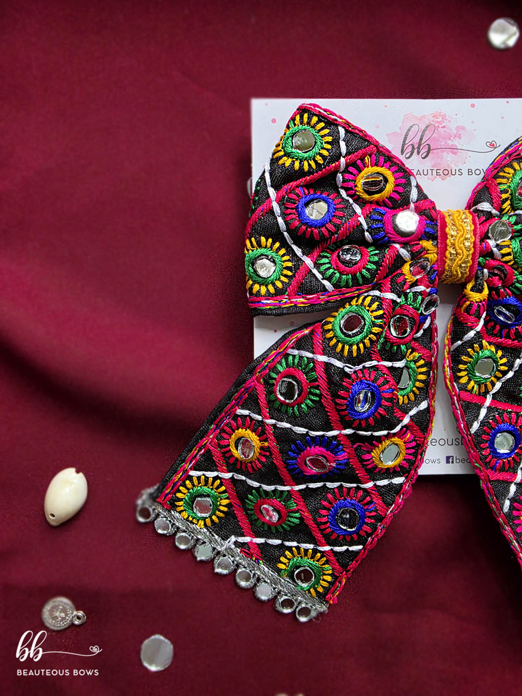 Ratri Rang Navratri Festive Bow