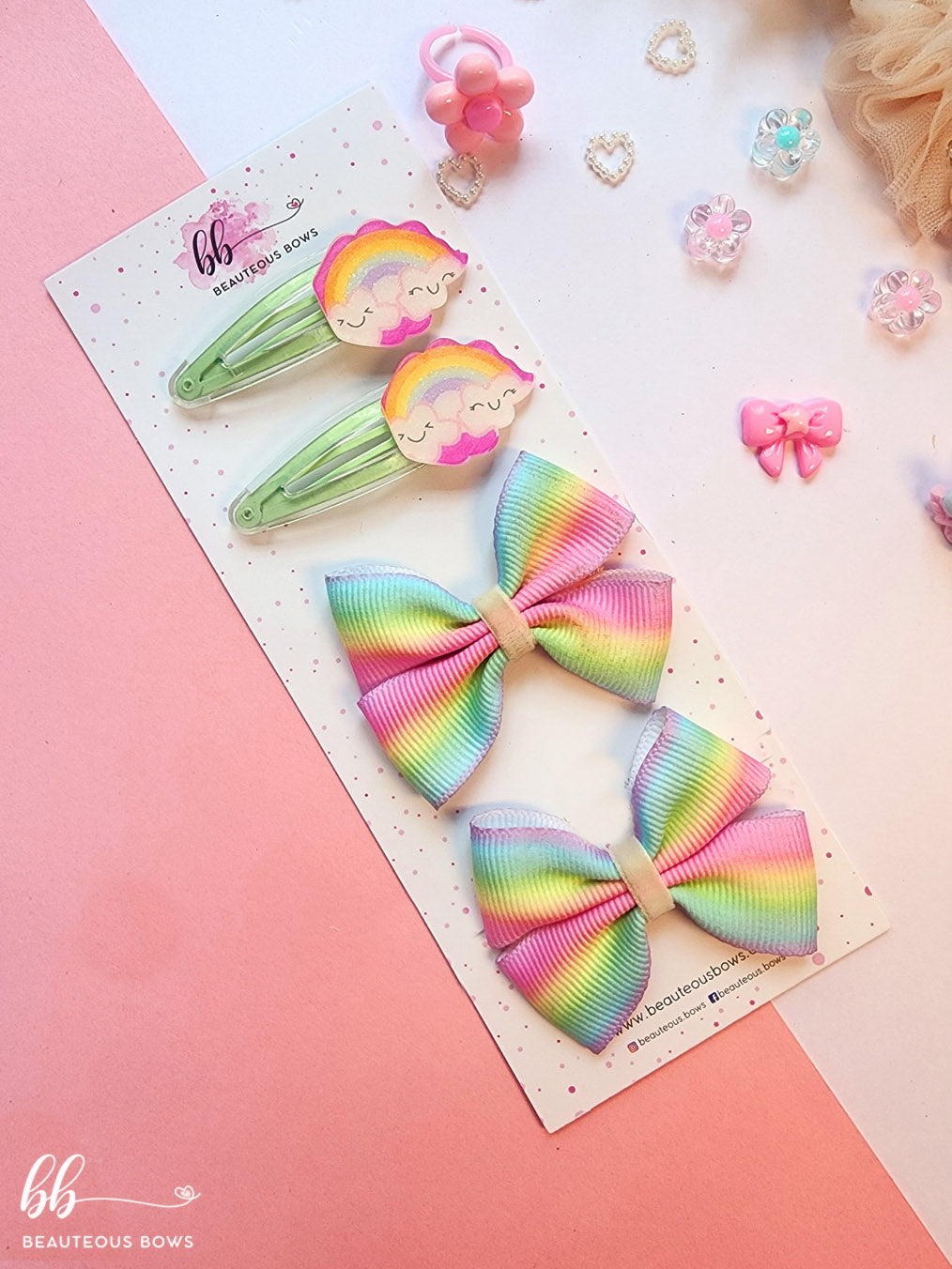 Girly Bow & Tic Tac Set
