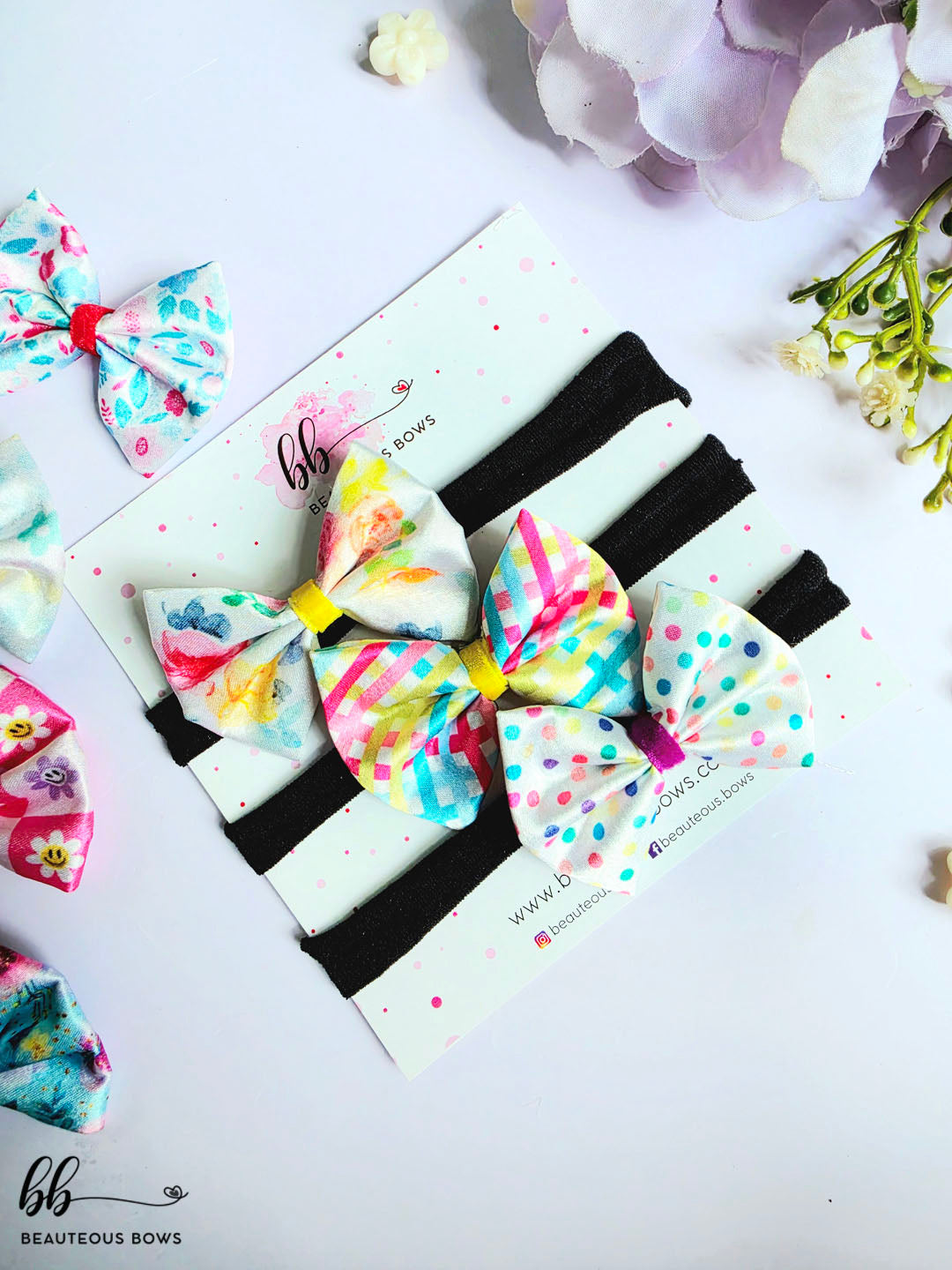Rainbow Headband Set