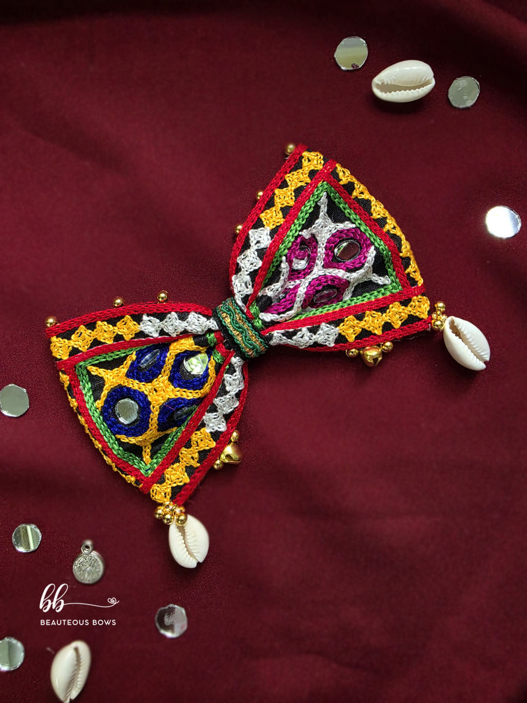 Gamthi Mom & Daughter Navratri Bow Set