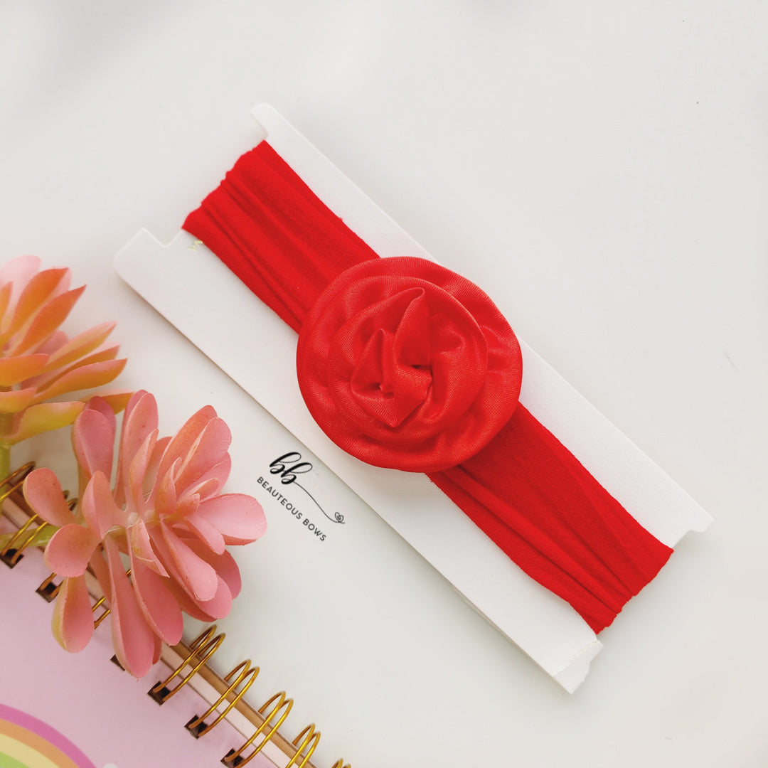 Rosey Satin Headwrap
