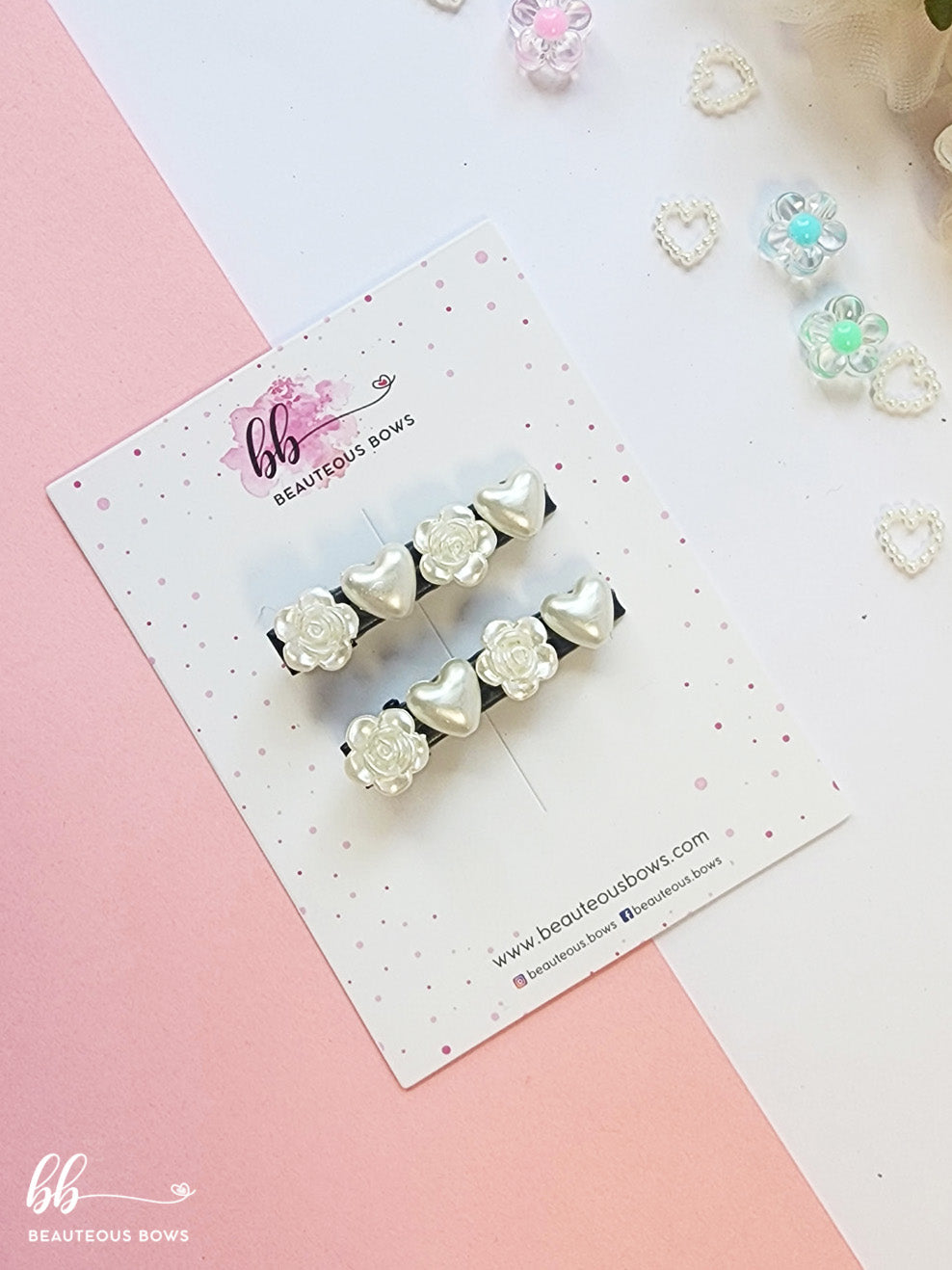 Hearts & Roses Clip Set