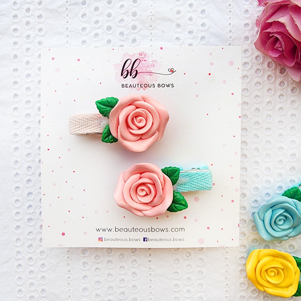 Rosette Clip Pair